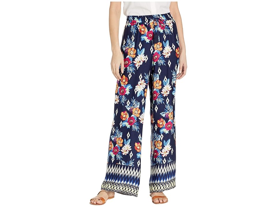 

Tribal Printed Stretch Challis Palazzo Pants (Nautical) Women's Casual Pants, Multi
