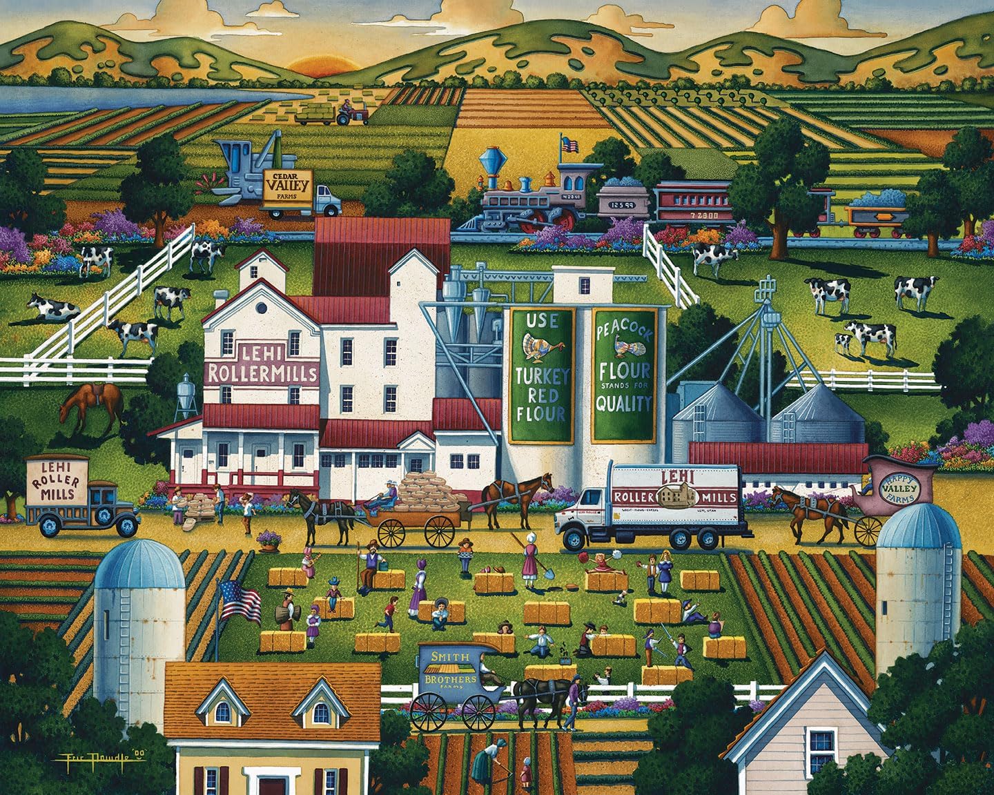 Dowdle Personal Puzzle - Lehi Roller Mills - 210 Piece