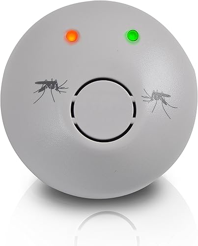 Miniatura 2 de SereneLife Repelente electrónico de plagas con enchufe, sonido ultrasónico de alta frecuencia, control repelente de mosquitos para interiores, imita