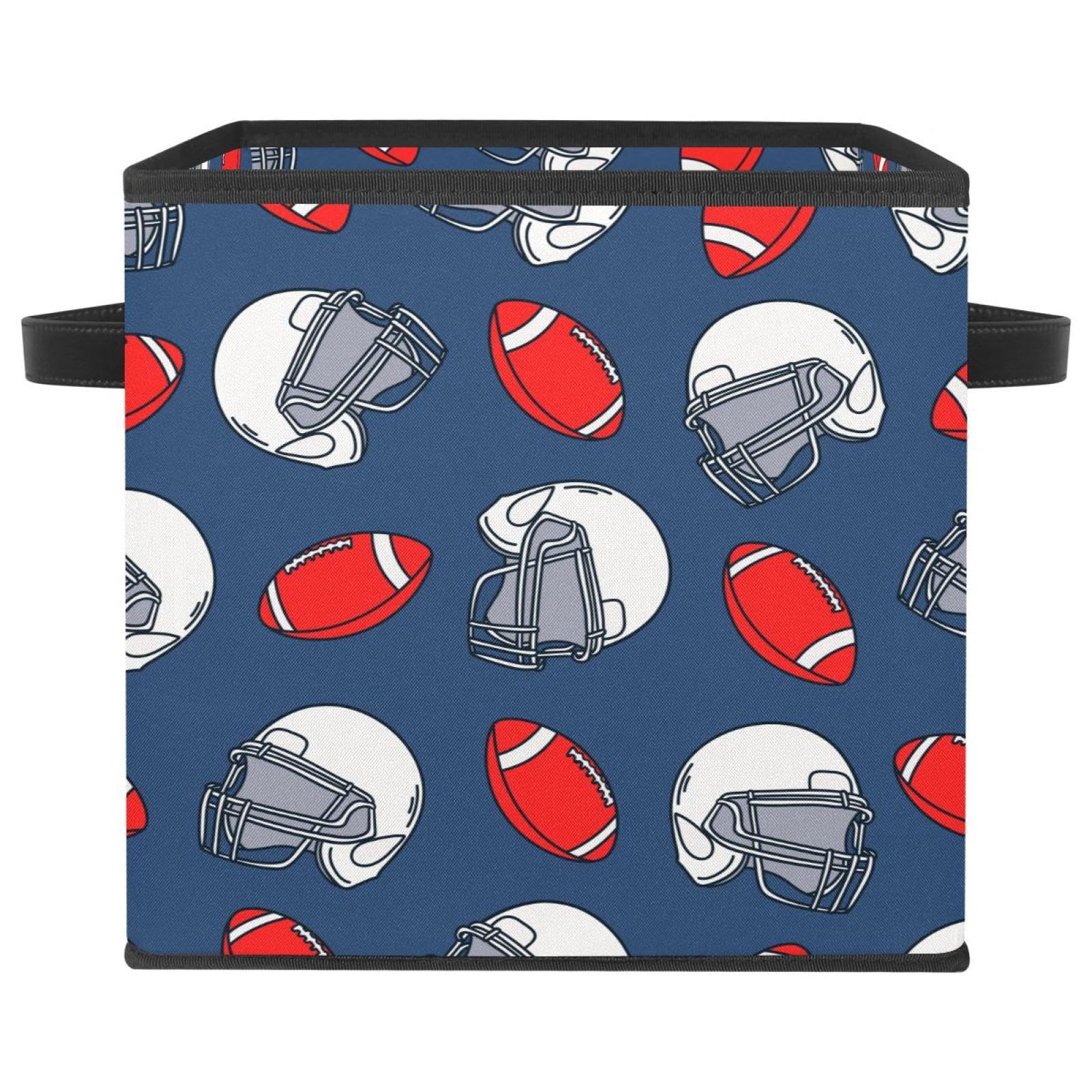 Boîte de rangement pliable rugby pour ranger les jouets qui traînent