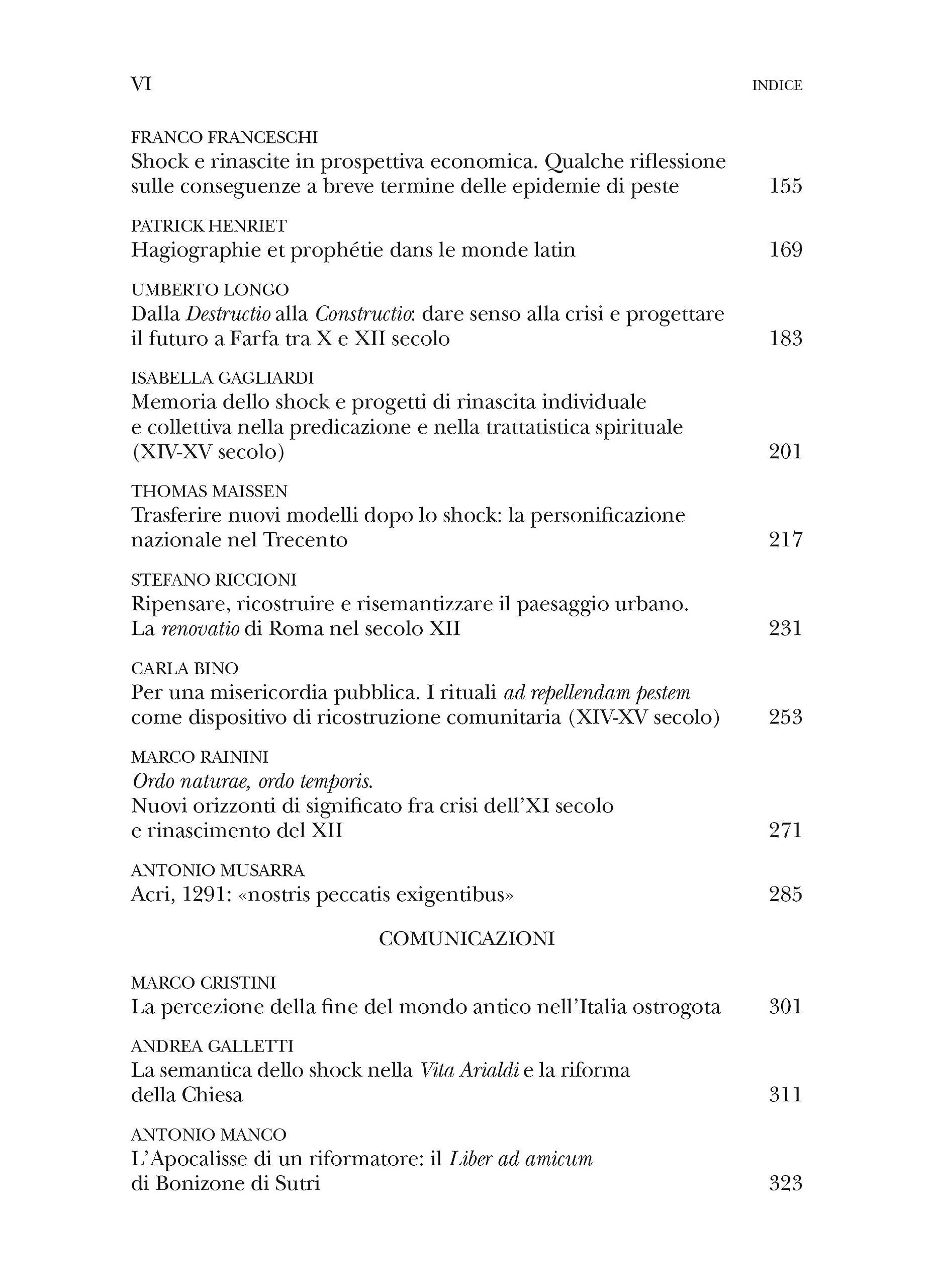 Dopo l'Apocalisse. Rappresentare lo shock e progettare la rinascita (secoli X-XIV). Le settimane internazionali della Mendola. Nuova serie (Vol. 8)