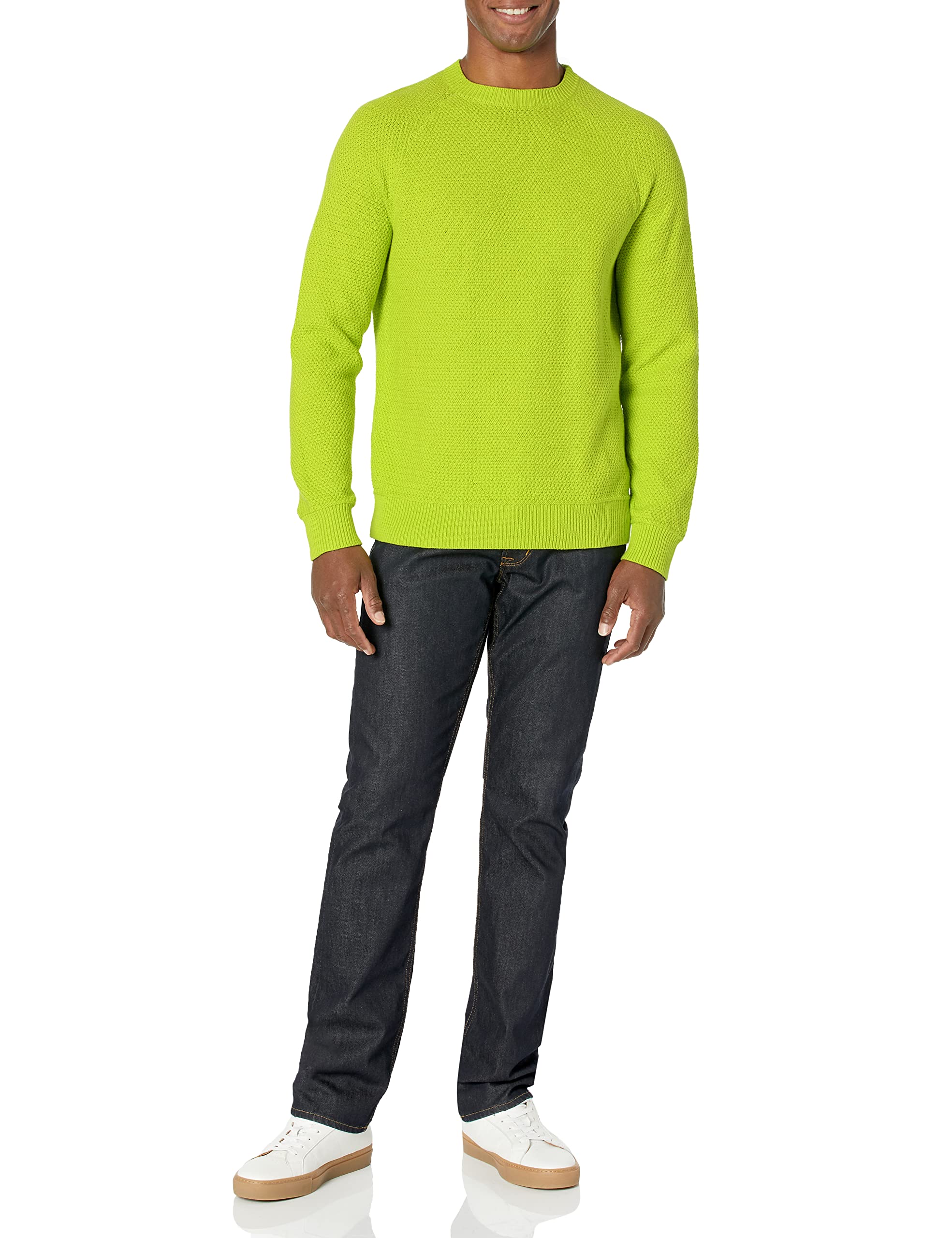 Amazon Essentials Felpa Girocollo Oversize in Cotone Testurizzato Uomo