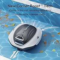 Vista 4 de Bubot 300P Pool Vacuum, Cordless Robotic Pool Cleaner, Superior Suction, Smart Senor, DirtLock 2.0, 90-Min Runtime for Above-Ground Flat Pools up to