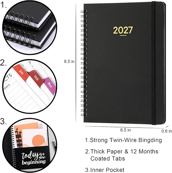 2027 Planner - 2027 Planner Weekly and Monthly from Jan. 2027 - Dec. 2027