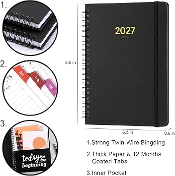 2027 Planner - 2027 Planner Weekly and Monthly from Jan. 2027 - Dec. 2027