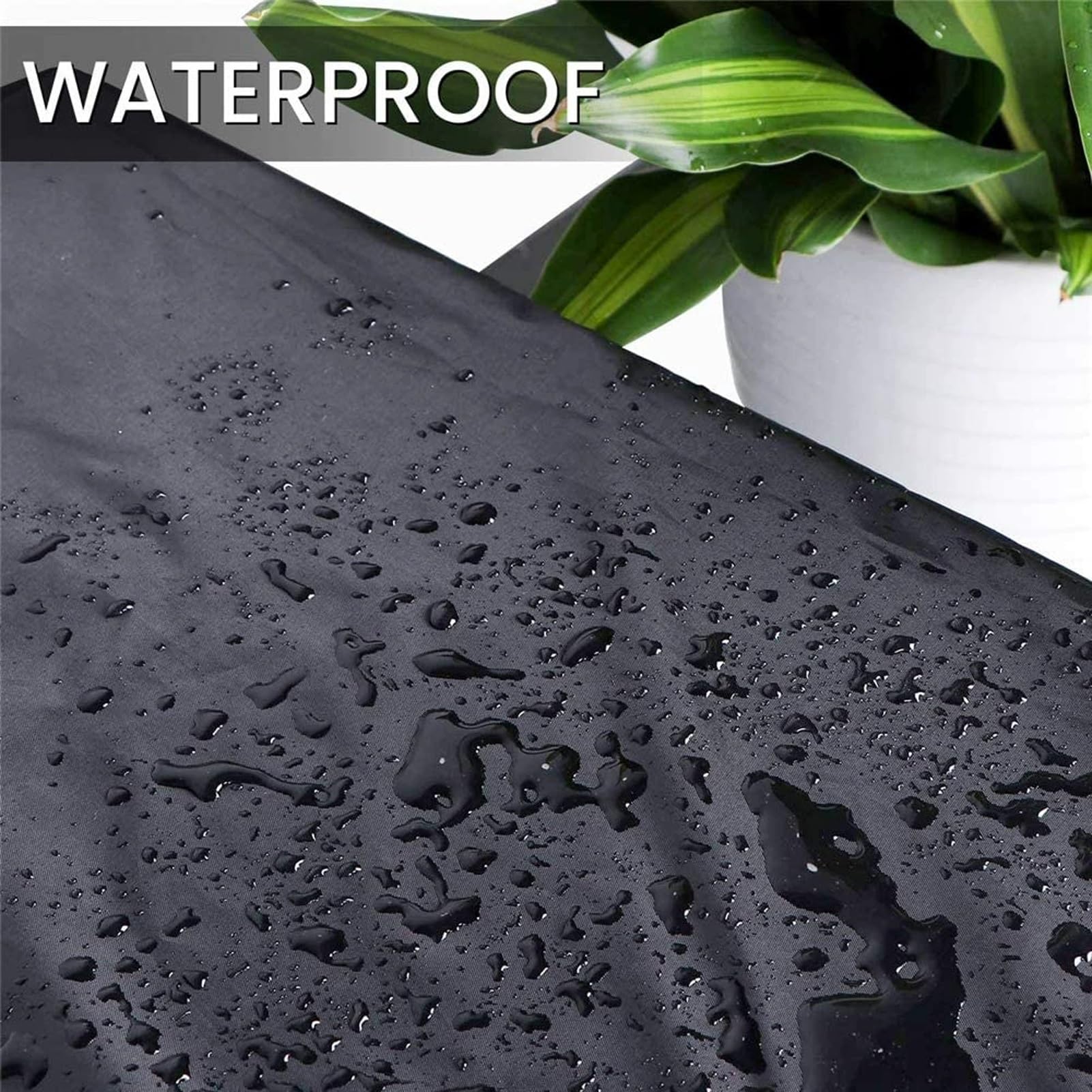 Funda sofá V terraza tela Oxford 210D con cubierta mesa centro