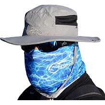 Fishoholic Fishing Gift Package for Men - Sunglasses - Boonie Hat - Neck Gaiter - Waterproof 5L Dry Bag