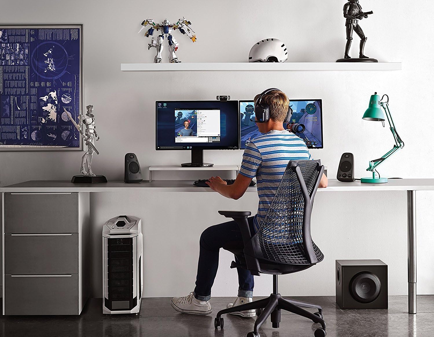 Logitech Z625 - TV、ゲーム機、コンピューター用のパワフルなTHX