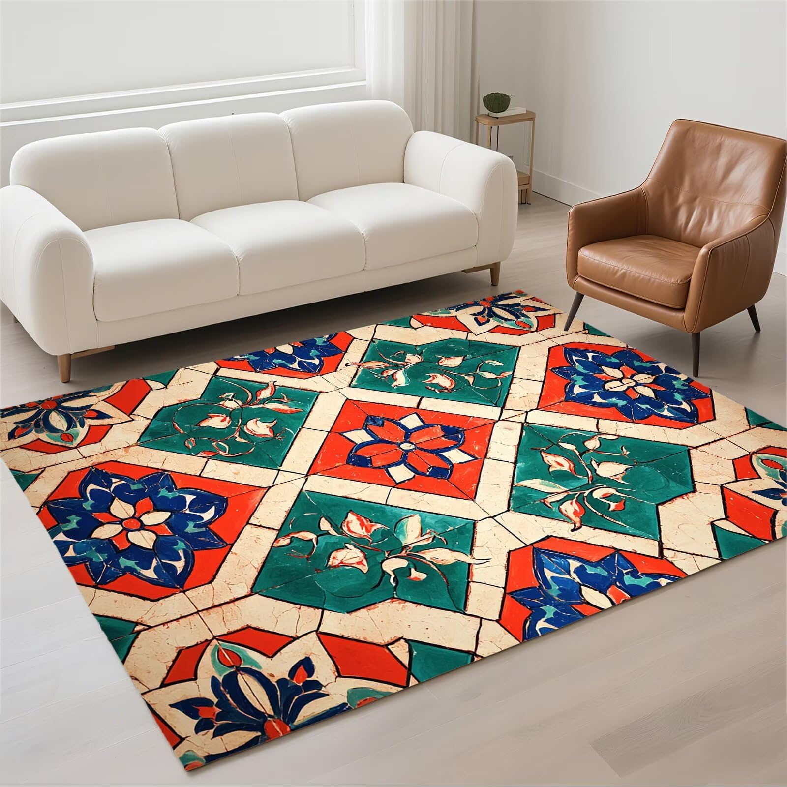 Tapis de salon lavable 50x80 cm doux pour sublimer votre chambre
