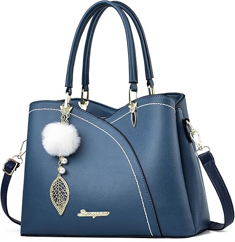 Miniatura 25 de Bolsos y carteras con asa superior, bolsas de hombro, bolsos mensajeros y de mano para damas 1-2-vino,1-1-caqui,1-2-vinos,1-3-rosa,1-5-azul,1-5-lp