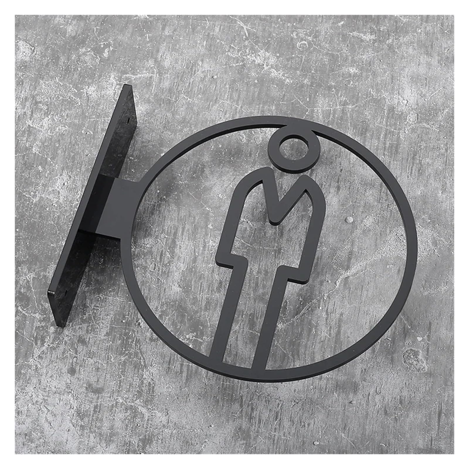 Zpfdsg Men's 2 Toilet Door Sign Toilets Plaque And Wo's Bathroom Signage Hotel Wc Toilet Signage Side-Mounted Restroom Reminder Public Toilet Signage Toilet Signs For Door(2)
