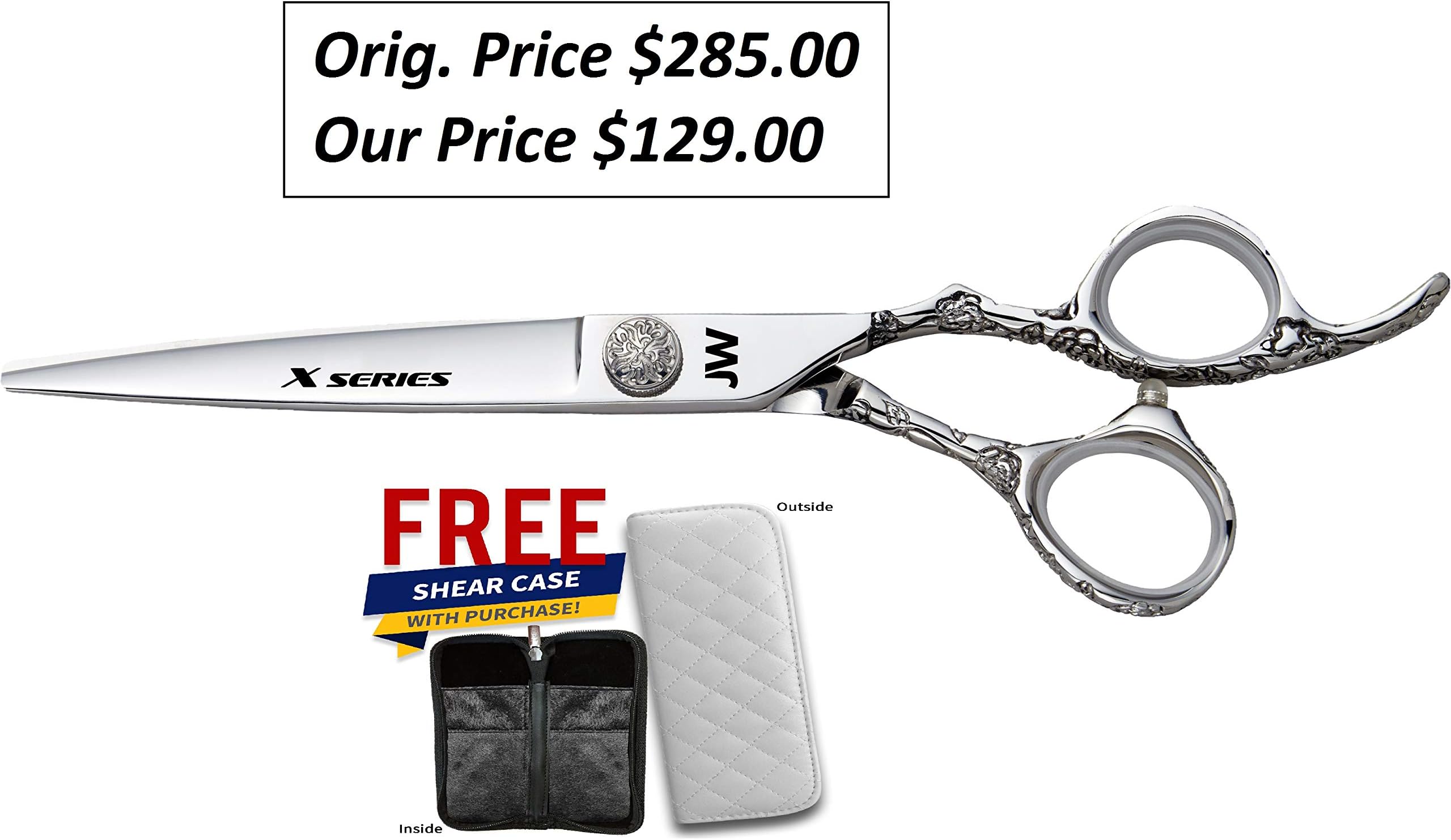 JW X7 Barber Hair Cutting Shears 7.0"
