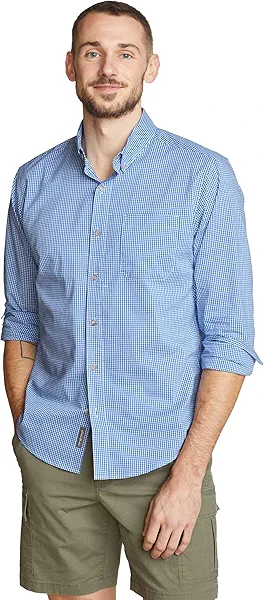 Eddie Bauer Men's Voyager Flex Short-Sleeve Shirt