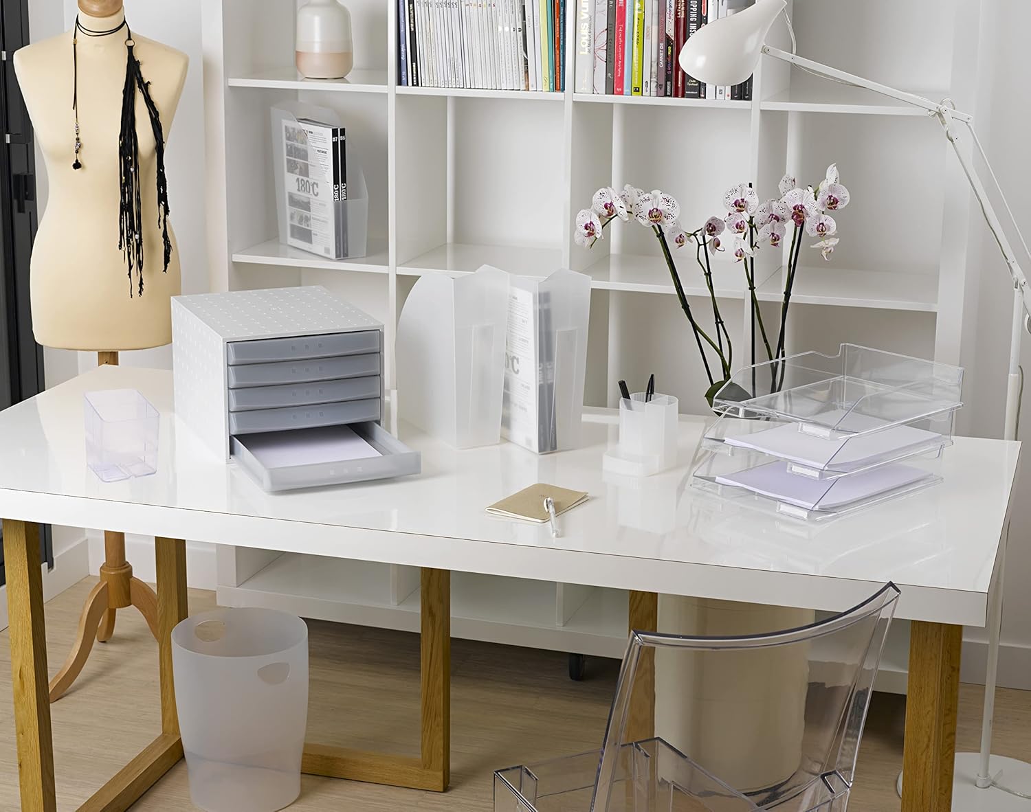 Exacompta Pen Pot Pen-Cube - Office Clear