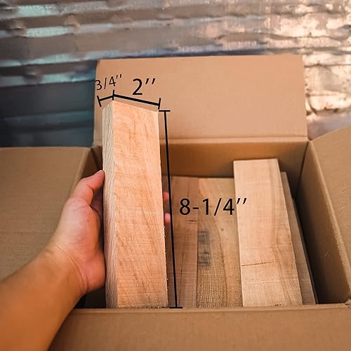 Miniatura 3 de CONSDAN Astillas de madera para ahumador, horno de pizza de nogal cultivado en Estados Unidos, para cocinar trozos de madera natural, leña seca al