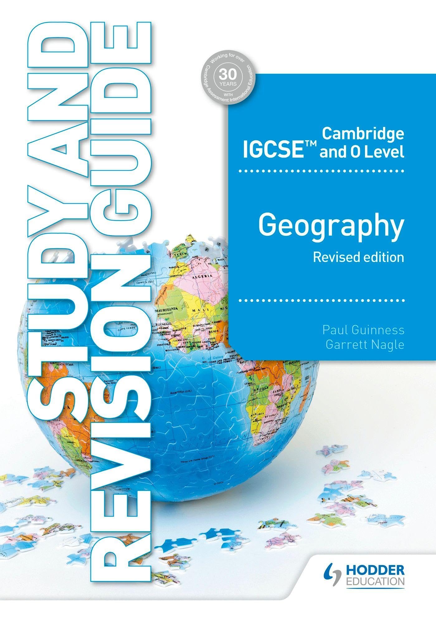Cambridge igcse and o level geography study and revision guide revised edition
