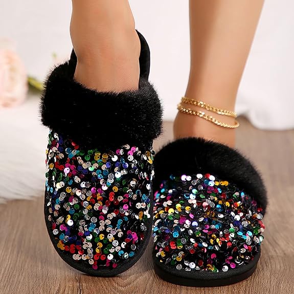 Pantofole Donna Eleganti con Suola Antiscivolo - Design Fantasia | Donna, Abbigliamento, Calze | Official Store