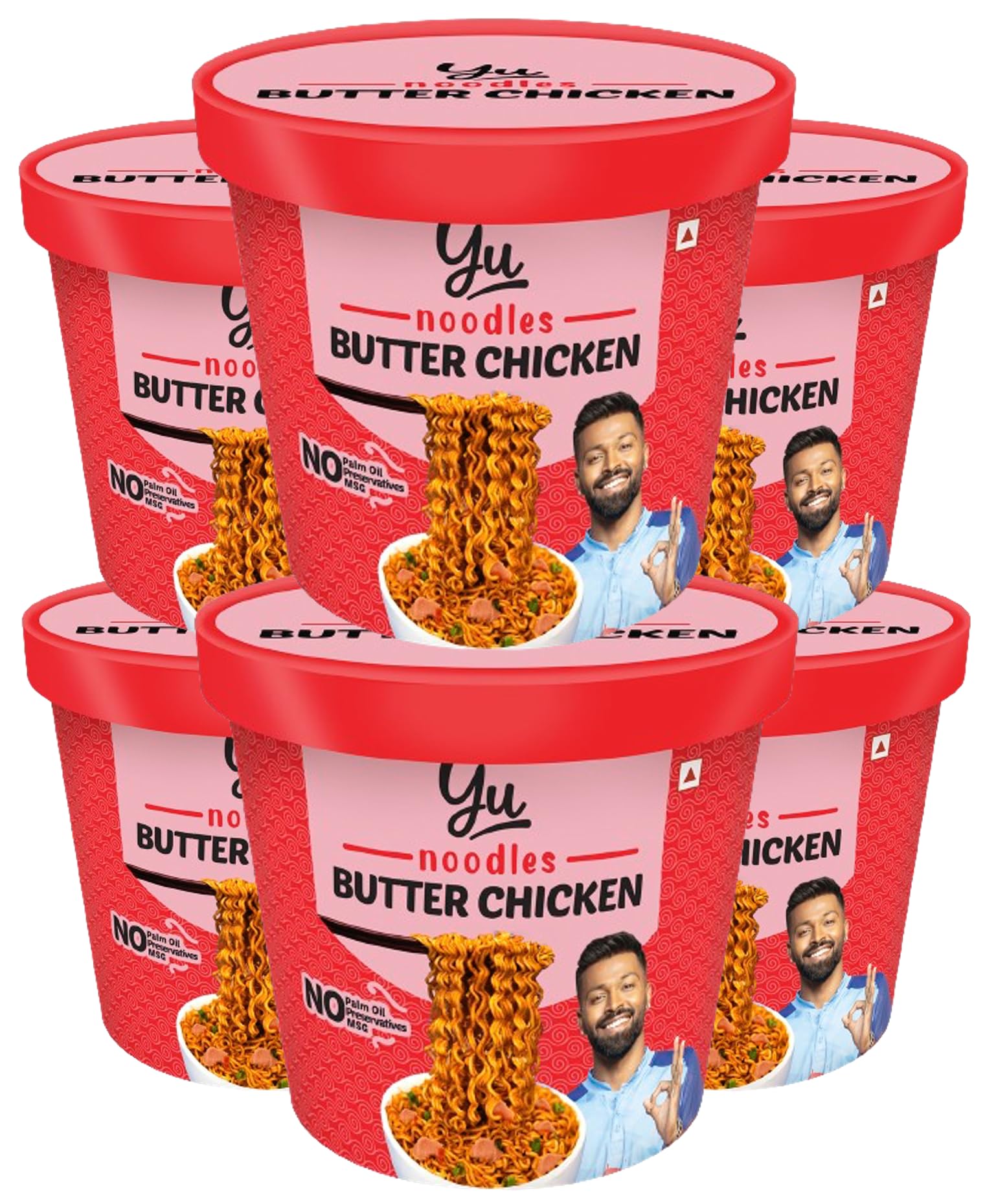 Yu Foodlabs Butter Chicken Cup Noodles - with Real Chicken Pieces - Pack of 6 - No Preservatives - Instant Noodles - 100% Natural & Non Veg - Ready to Eat Instant Food - 1350g (B0BRQ79MSW) Amazon Price History, Amazon Price Tracker