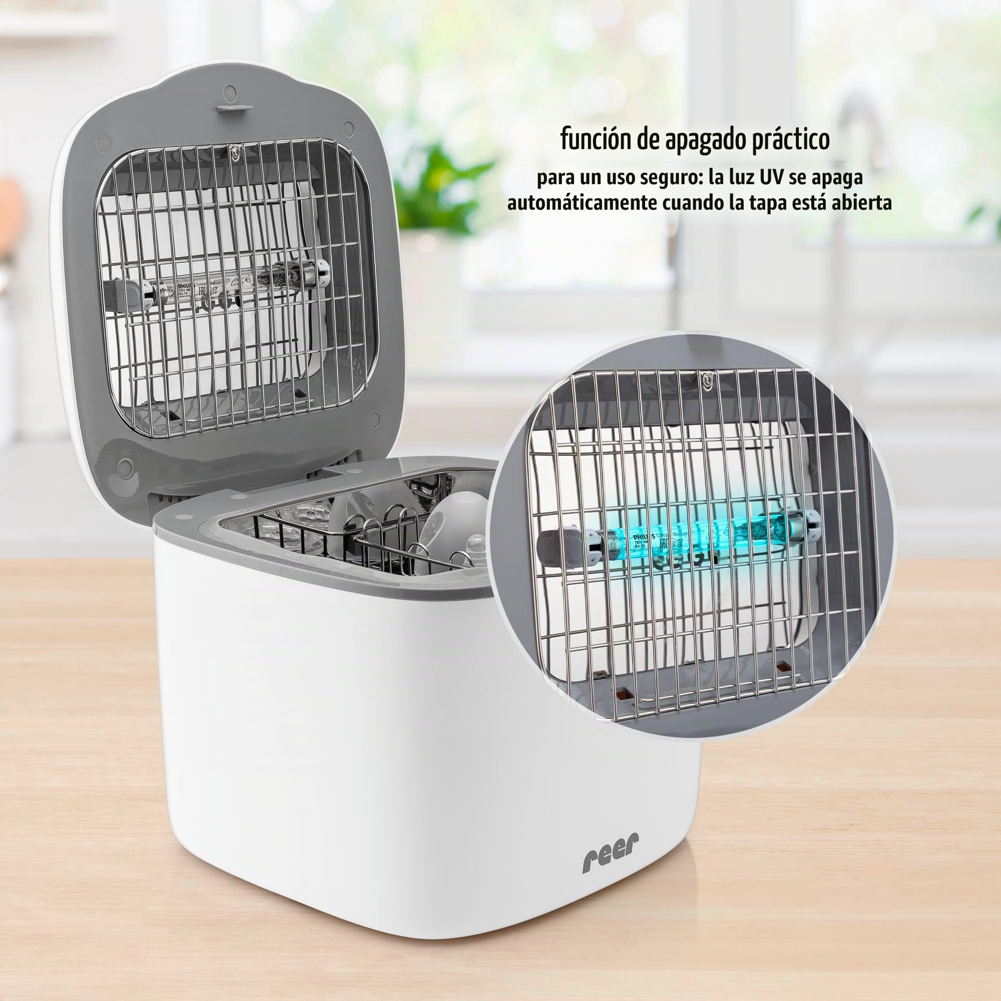 Esterilizador por UV-C con función de secado