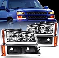 Vista 23 de Faros delanteros Nilight Silverado 2003-2006