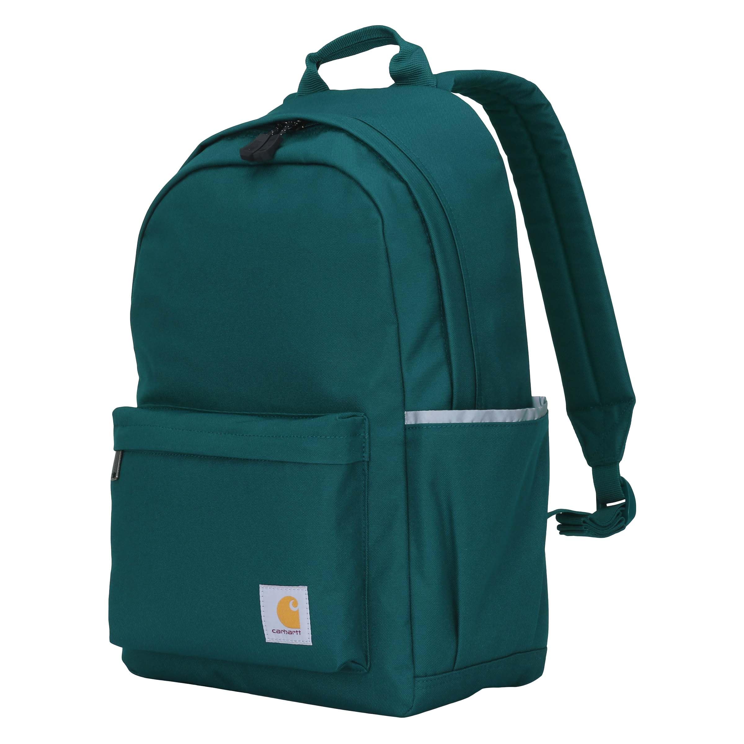 Carhartt 21L Classic Laptop Backpack, Water-Resistant Pack W/ 15" Laptop Sleeve and Organizational Compartments, PFAS Free, Greenstone