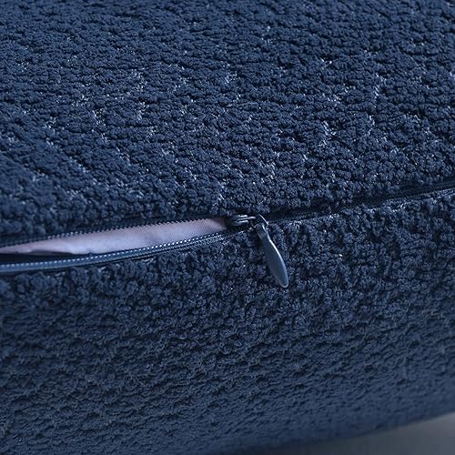 Miniatura 5 de Rythome Juego de 2 fundas de almohada acogedoras con textura parecidas a un boucle, fundas de almohada decorativas elegantes para sofá, cama y sala
