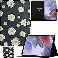 Vista 9 de REASUN Funda para Galaxy Tab A7 Lite de 8.7 pulgadas, piel sintética de alta calidad con ranuras para tarjetas, funda con soporte multiángulo