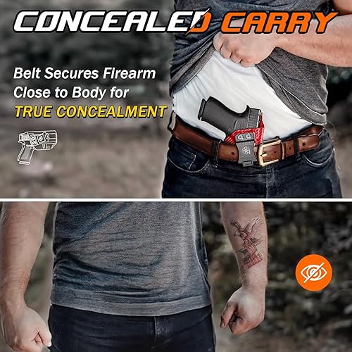 Miniatura 4 de Amberide IWB & OWB KYDEX Holster Fit Sig Sauer P320 Carry  P320 Compact  P320 M18 Pistol, Inside Waistband Concealed Carry Holster, Adjustable Cant