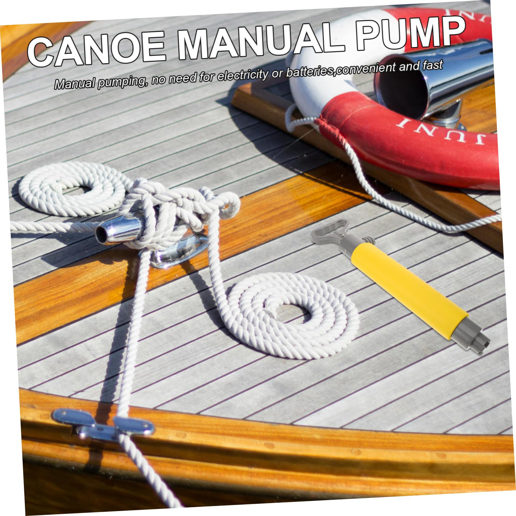 ifundom Handbetriebene Professionelle Kajak bilgepumpe Manuelle Wasserpumpe Leicht Tragbar Schnelles Pumpen Langlebiges Kajak zubehör für Boote und Outdoor einsätze
