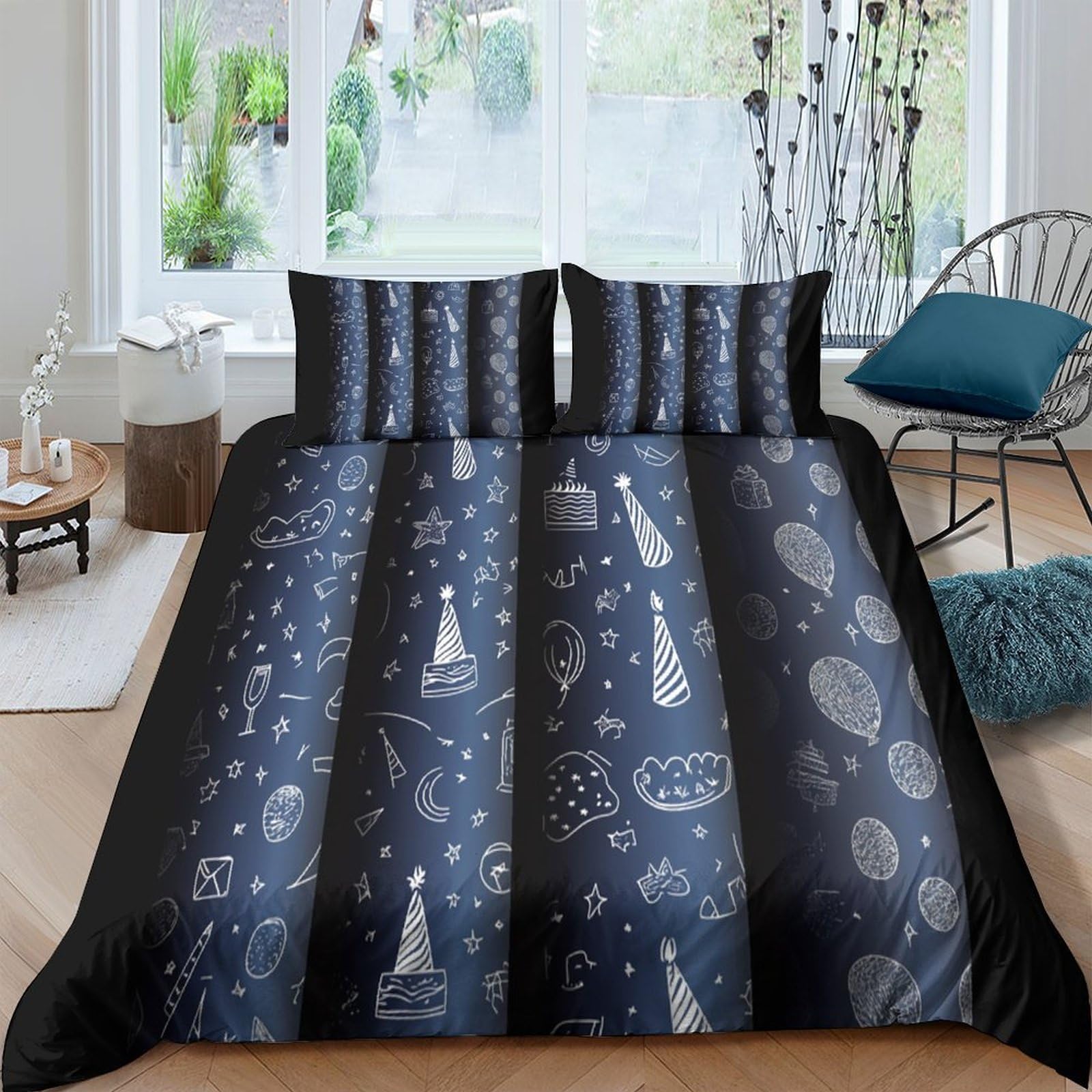 Ctjqhvkz Style-2 3D Printed Night Sky Fitted Sheet Microfiber Soft Breathable Constellation Bed Cover For Bedroom Home Decor Single（135X200cm）