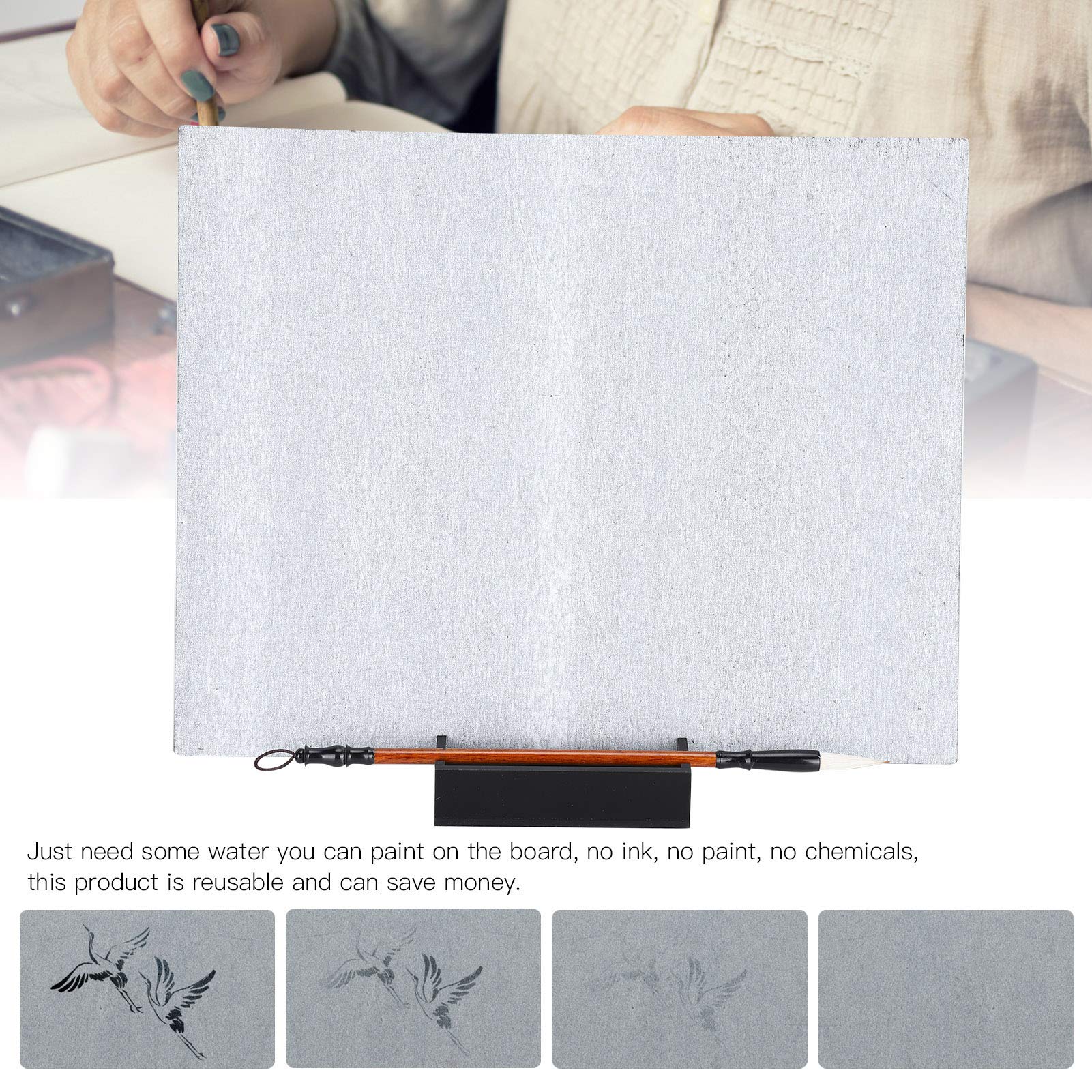 Tavola per artisti Ripetibile Disegno ad acqua Pittura Lavagna per scrivere Rilassamento in acqua Meditazione Arte Tavola per artisti Set di pittura ad acqua senza inchiostro School Supplies