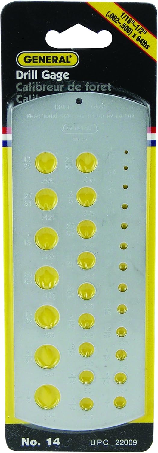 Gеt Dіѕсоunt 70% Prісе General Tools 14 Drill Gage, 1/16-Inch to 1/2-Inch Nеw Prоduсt General Tools 14 Drill Gage, 1/16-Inch to 1/2-Inch