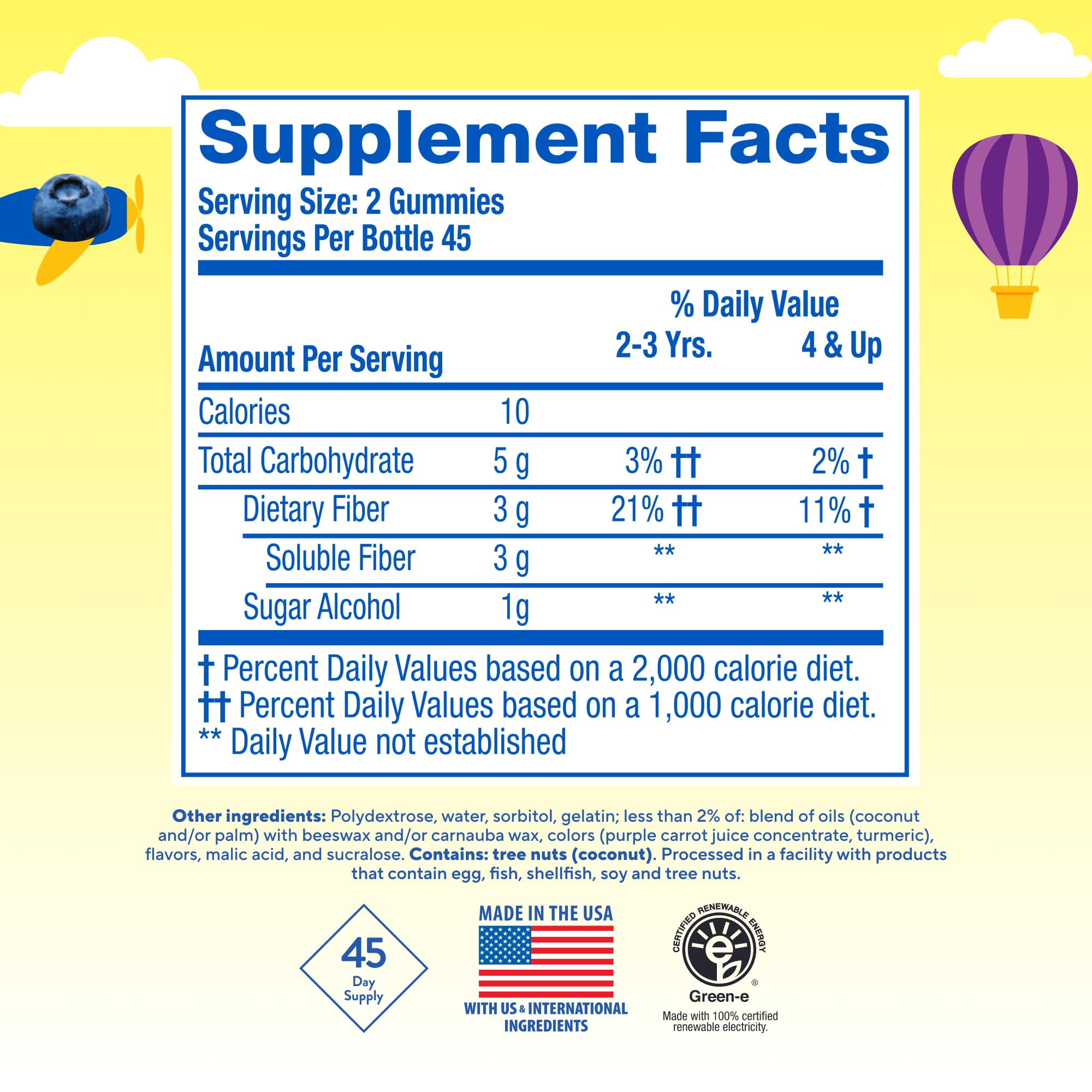 Lil Critters Kids Fiber Gummies For Digestive Support | Sugar Free — Amazon image 2