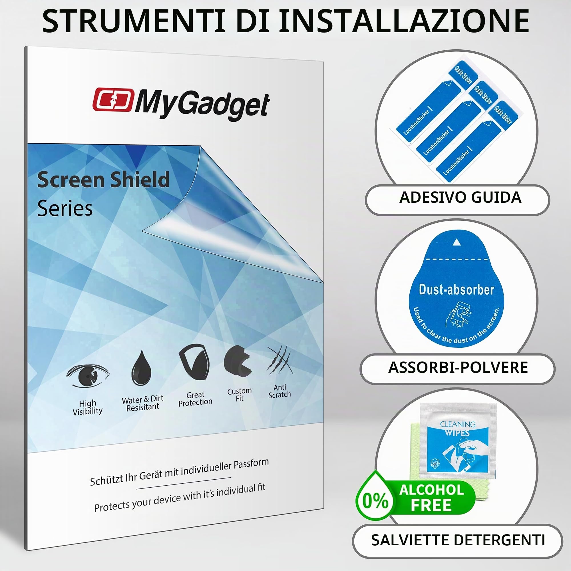 MyGadget Pellicola Protettiva Mate Schermo per Apple MacBook Air 13 Pollici 2018-2021 | Pro 13" 2016-2022 M1 M2 - Film Antiriflesso Proteggi Display Opaca