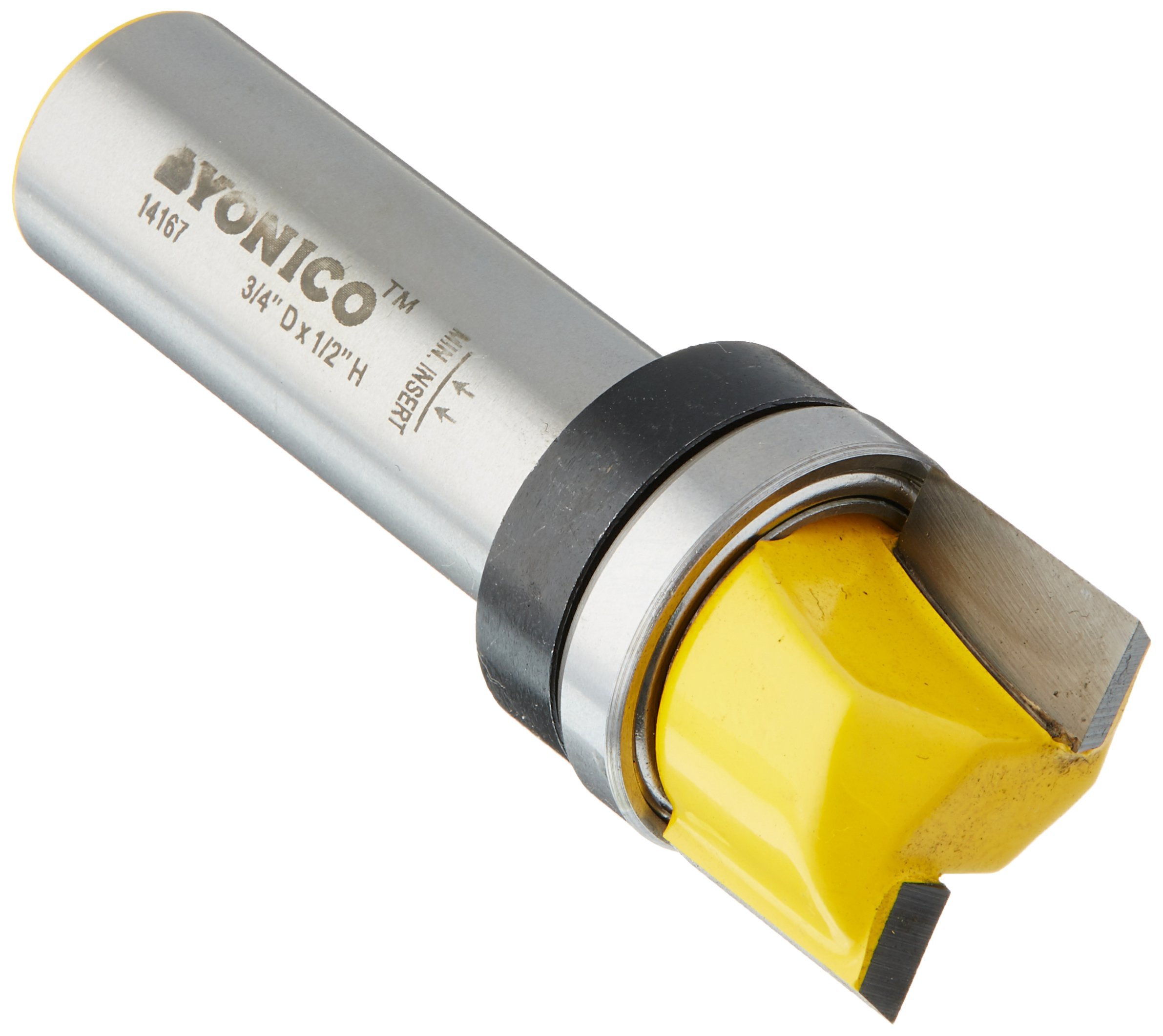 Yonico 14167 1/2-Inch Diameter Flush Trim Template Router Bit 1/2-Inch Shank