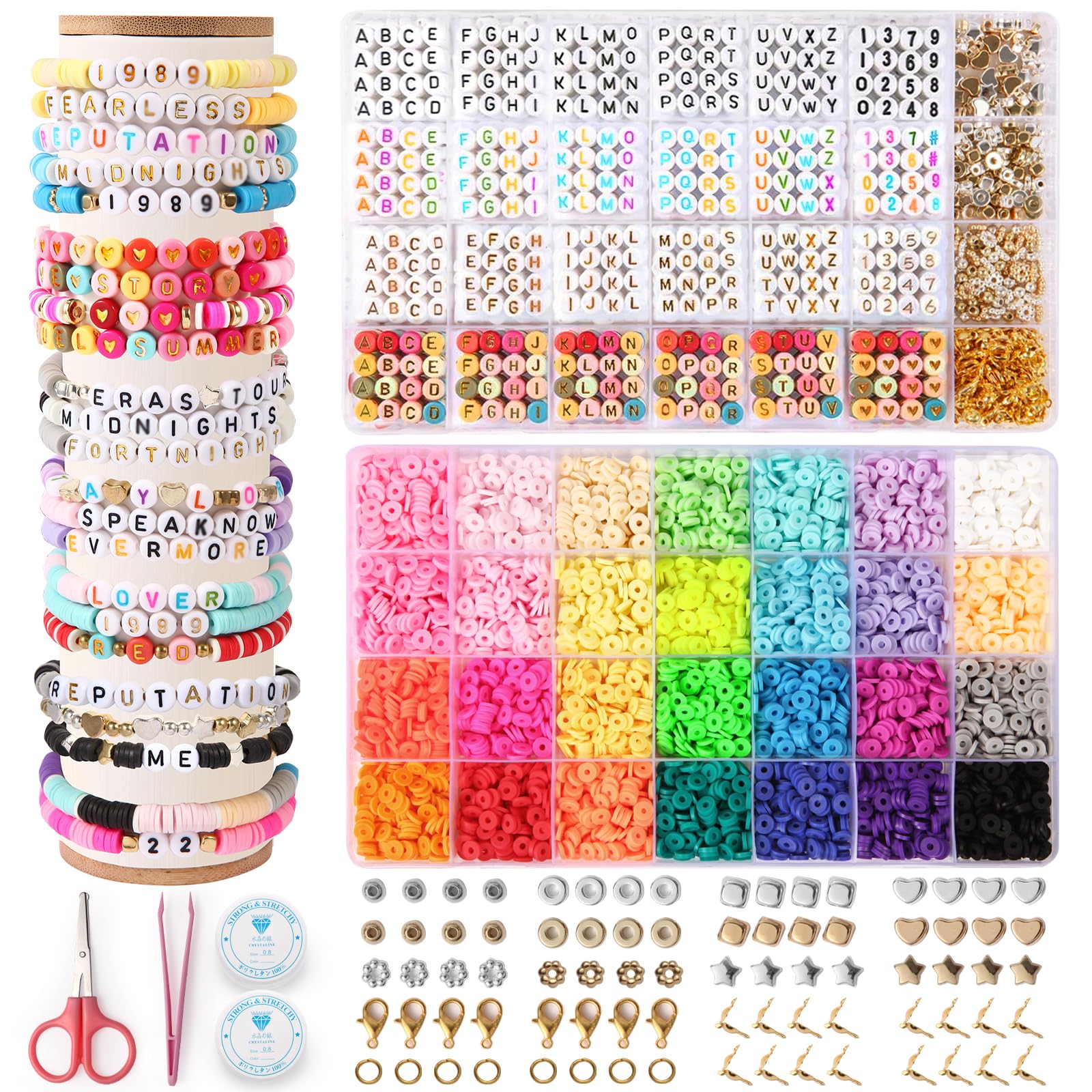 Lot De 500 Perles En Plastique Noir Uni - Diamètre 9 Mm - Pour Bracelets, Porte-clés, Créations Manuelles - 12