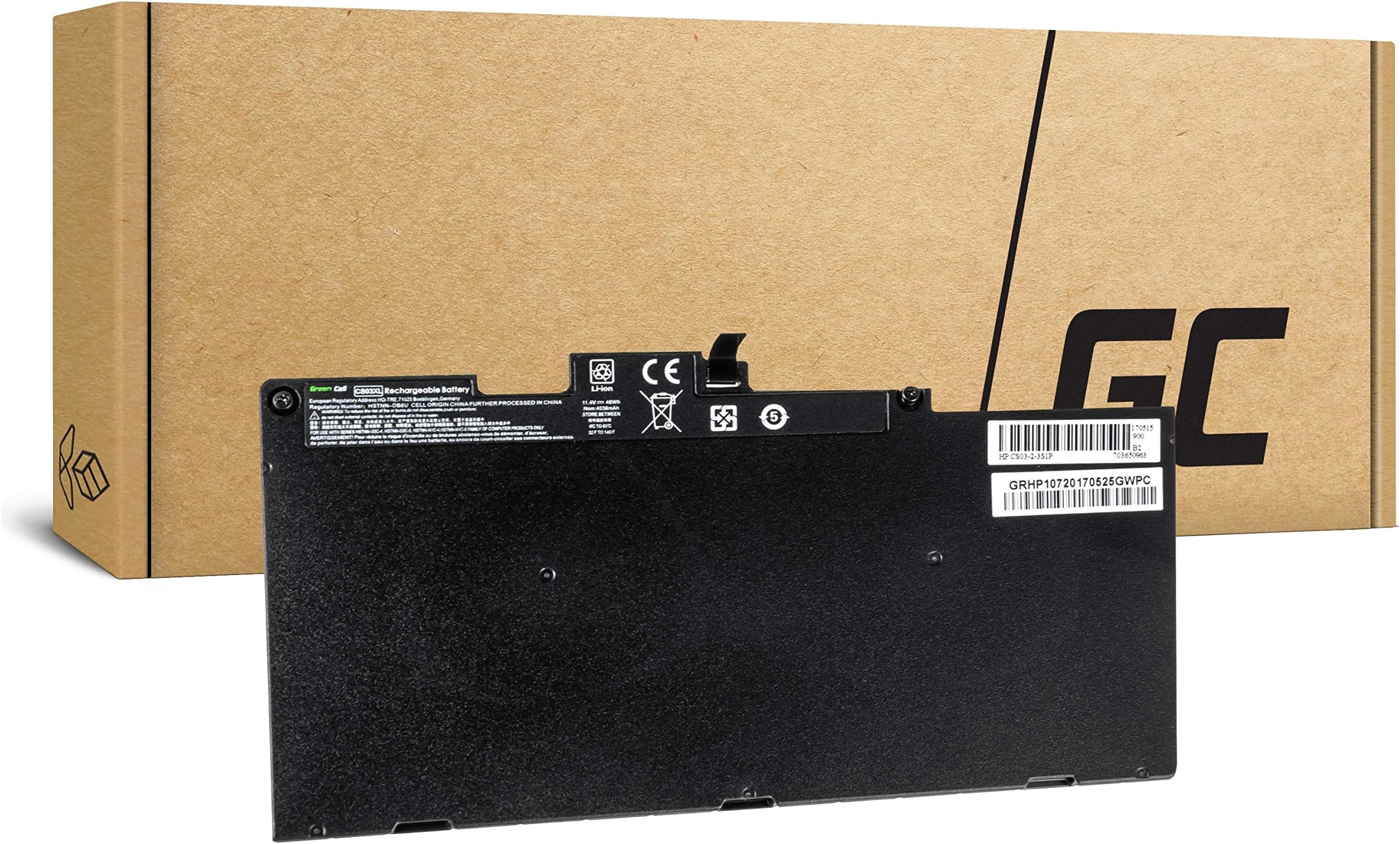 Green Cell Laptop Battery HP CS03XL CSO3XL 800513-001 HSTNN-DB6U for HP EliteBook 745 G3 755 G3 840 G3 848 G3 850 G3, HP ZBook 15u G3