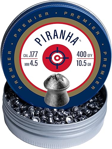 Crosman Premier Piranha pellets calibre 0177022 HP 400 unidades