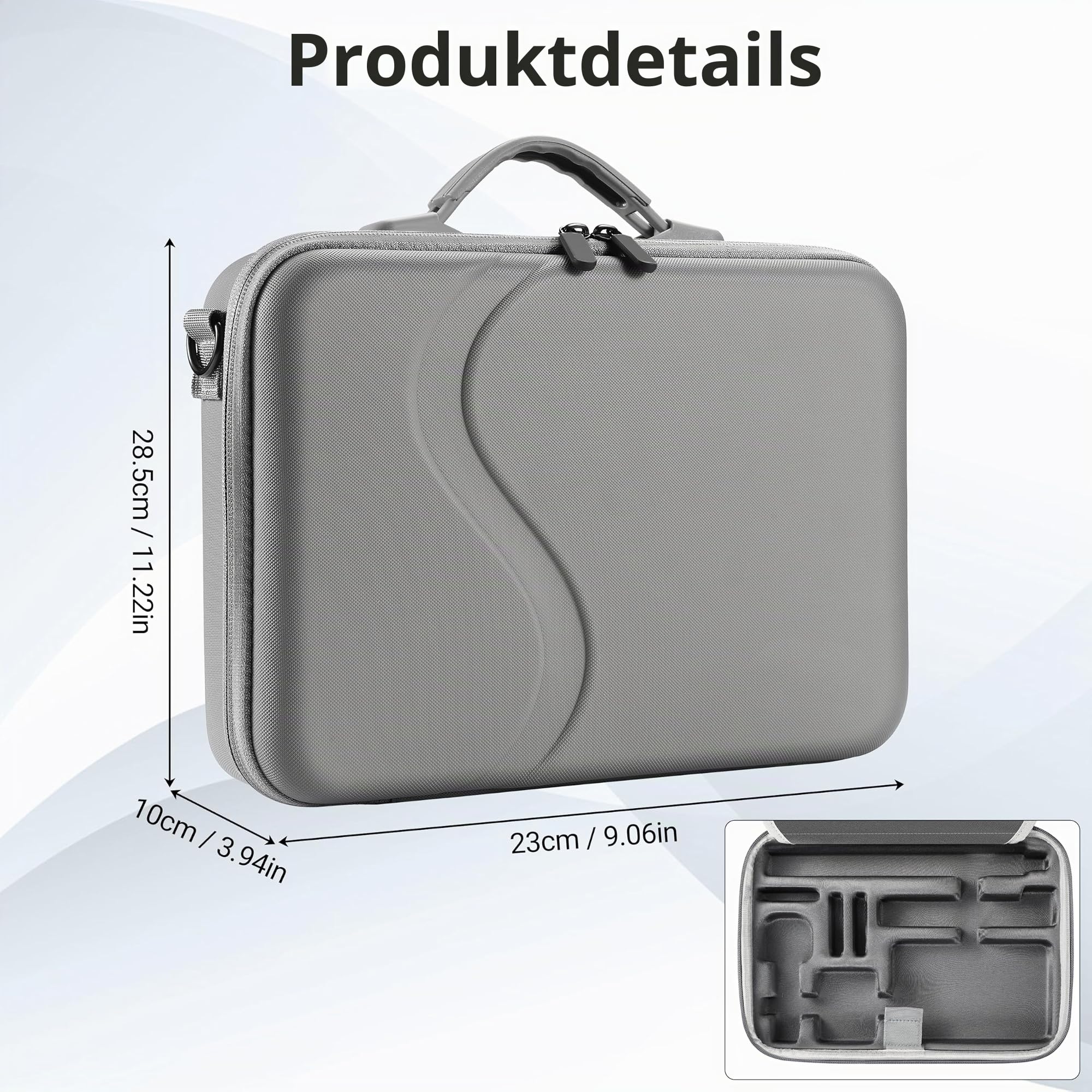 STARTRC VCR Tasche X5 Tragetasche für Insta360 X5 Aufbewahrung, schützende Reisetasche für Insta 360 X5 X4 Basic Bundle Akku Schnellladezubehör Bullet Time Griff / 114 cm Selfie-Stick