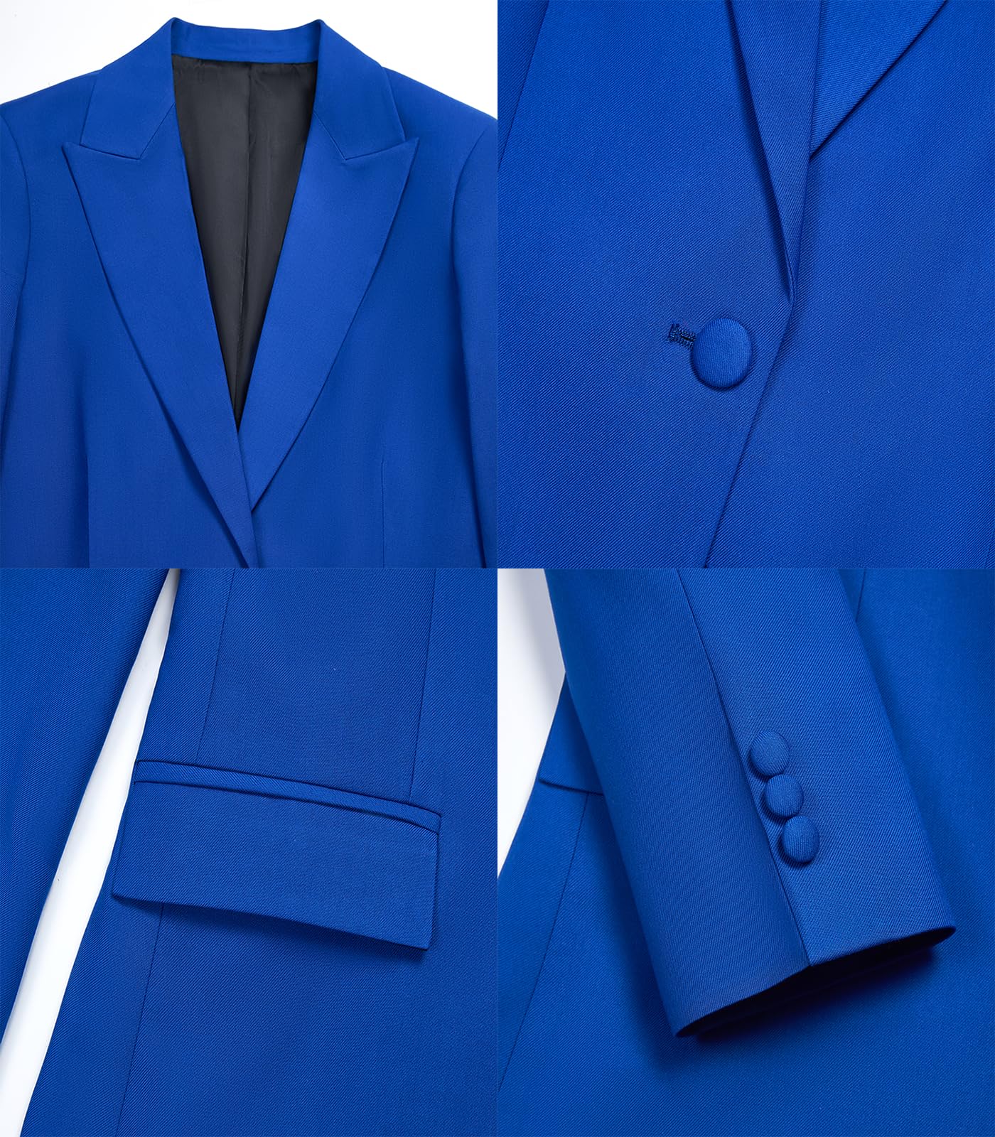 Damenanzug, 2-teilig, Business-Hosenanzug-Set, formelle Büro-Damen-Outfits, Spitzrevers, Damenanzug für Arbeit, Profi