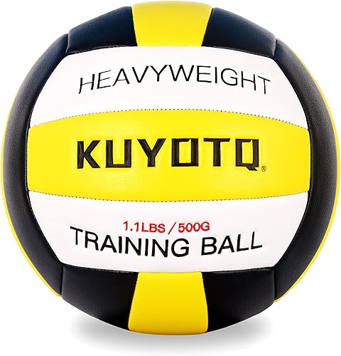 1.1lbs500g Weighted Heavy Volleyball For Setters Serve Trainer Setter Weighted Volleyball Training Equipment Size 5 Thickened Surface Soft Leather