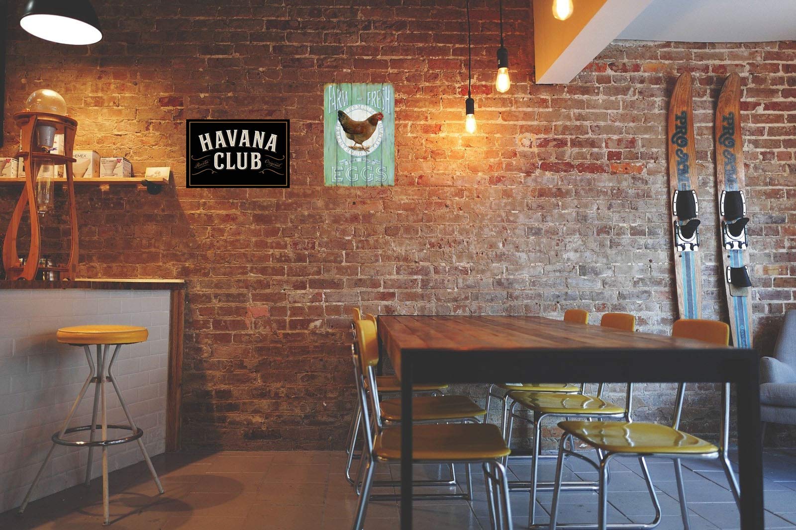 Cuadro A C / D C Letrero De Metal Estilo Original | Meses Sin Interés