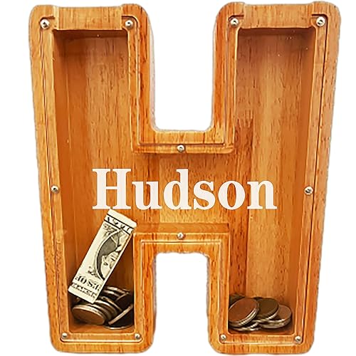 Vista 166 de Personalized Wooden Alphabet Piggy Bank-Kids Piggy Bank-Boys Girls Piggy Bank-Coin Piggy Bank-Bank-Can be Used as Christmas-Birthday Gift-Kids Gift