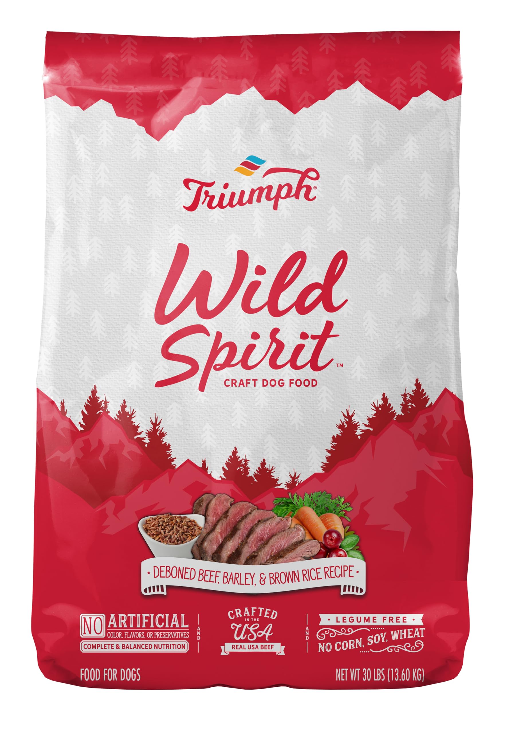 Amazon.com: Triumph Wild Spirit Beef, Barley & Brown Rice Recipe