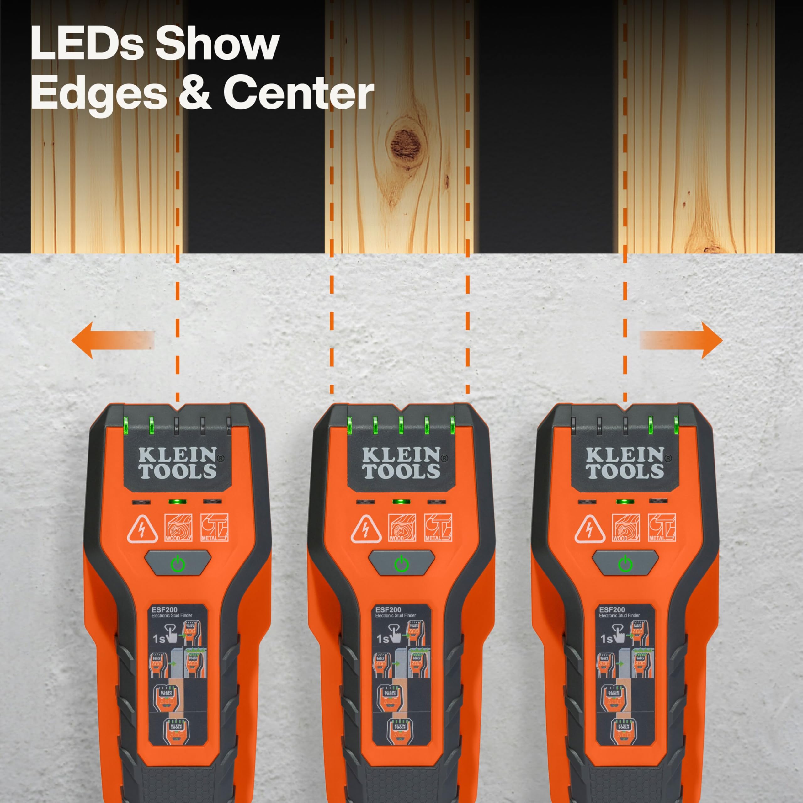 Klein Tools Multi-Scan Stud Finder - Edge & Center Detection -5 Klein Tools Multi-Scan Stud Finder - Edge & Center Detection -5