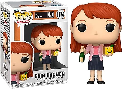 Funko POP TV: The Office - Erin con caja feliz y champán, multicolor (57394)