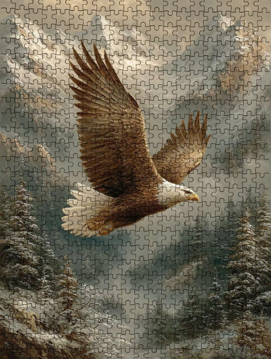 Puzzle de 4000 para Adultos, áGuila Animal, Rompecabezas Clásicos YHPGL7204