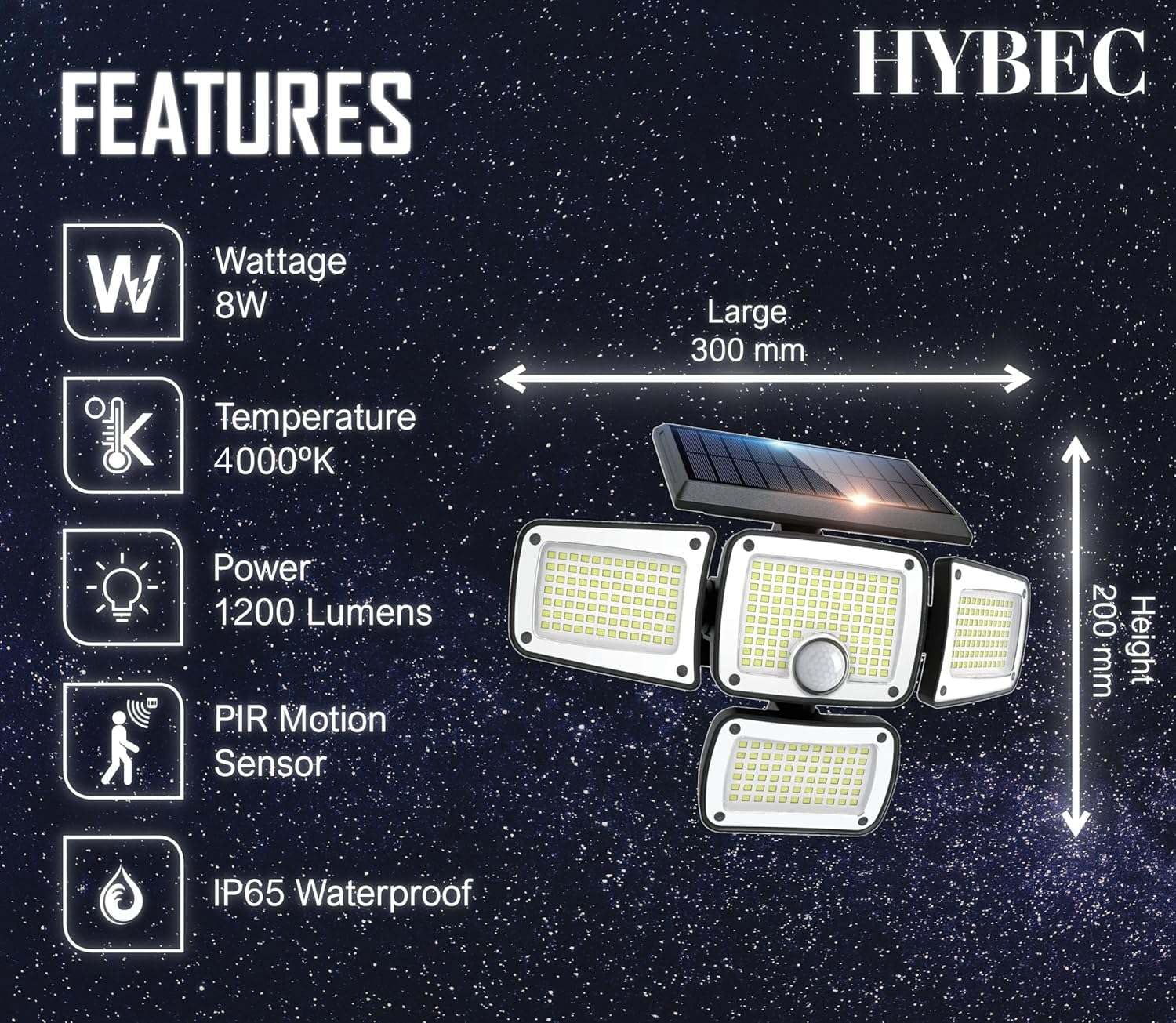 Lampe Solaire Avec Détecteur De Mouvement, Lampe Exterieur Solaire Detecteur De Mouvement, Lumiere Solaire Exterieur Detecteur De Mouvement, Eclairage Solaire Exterieur Avec Detecteur (Pack 3)