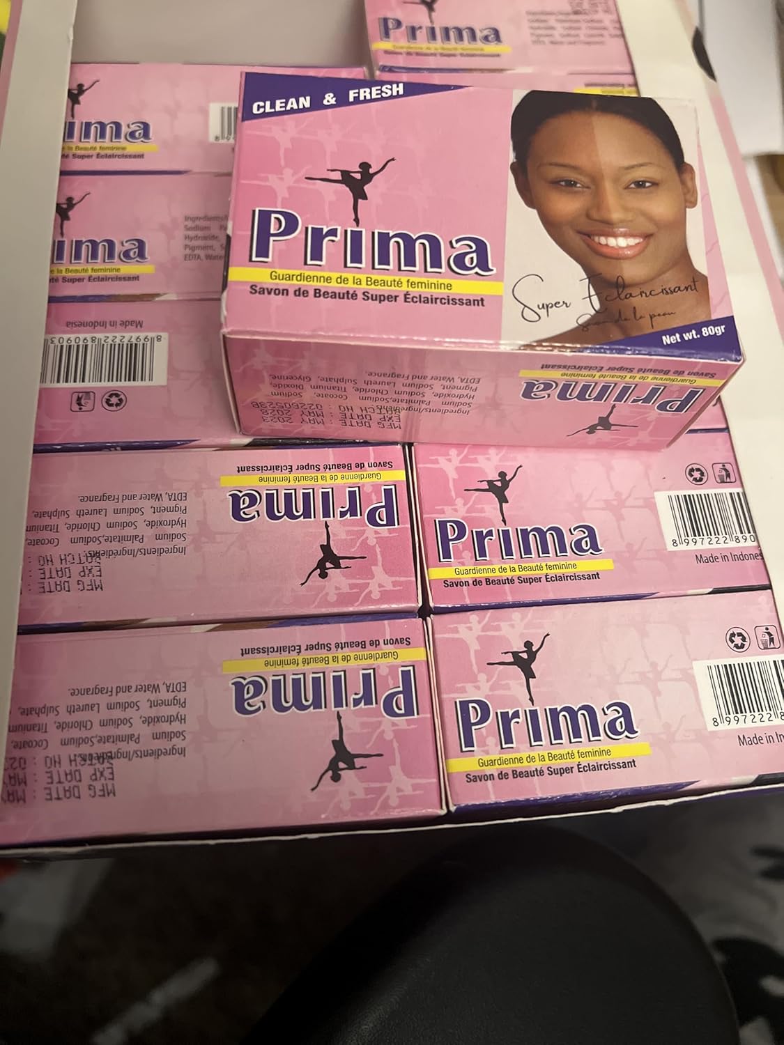 Prima clean & fresh soap sets of 12 pcs