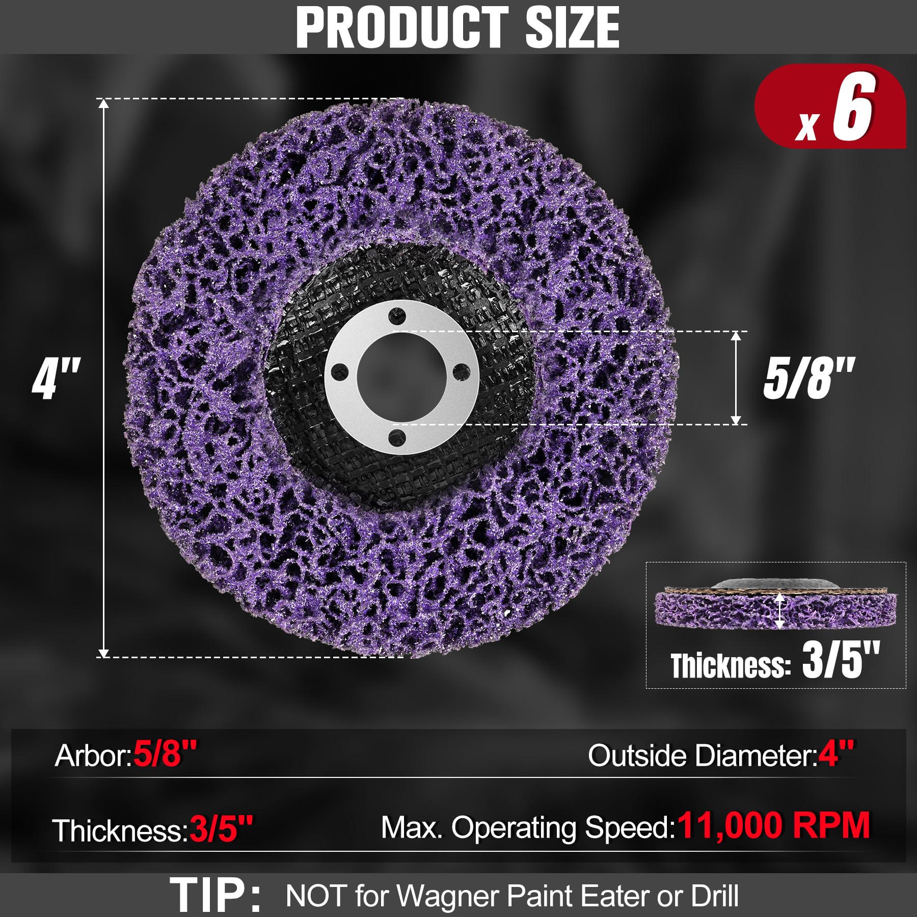 Paint Rust Remover Stripping Discs for Angle Grinder -2 Paint Rust Remover Stripping Discs for Angle Grinder -2